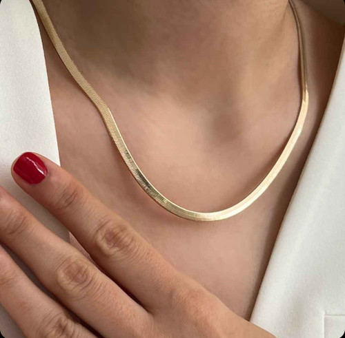 گردنبند هرینگبون ۴میل ژوپینگ